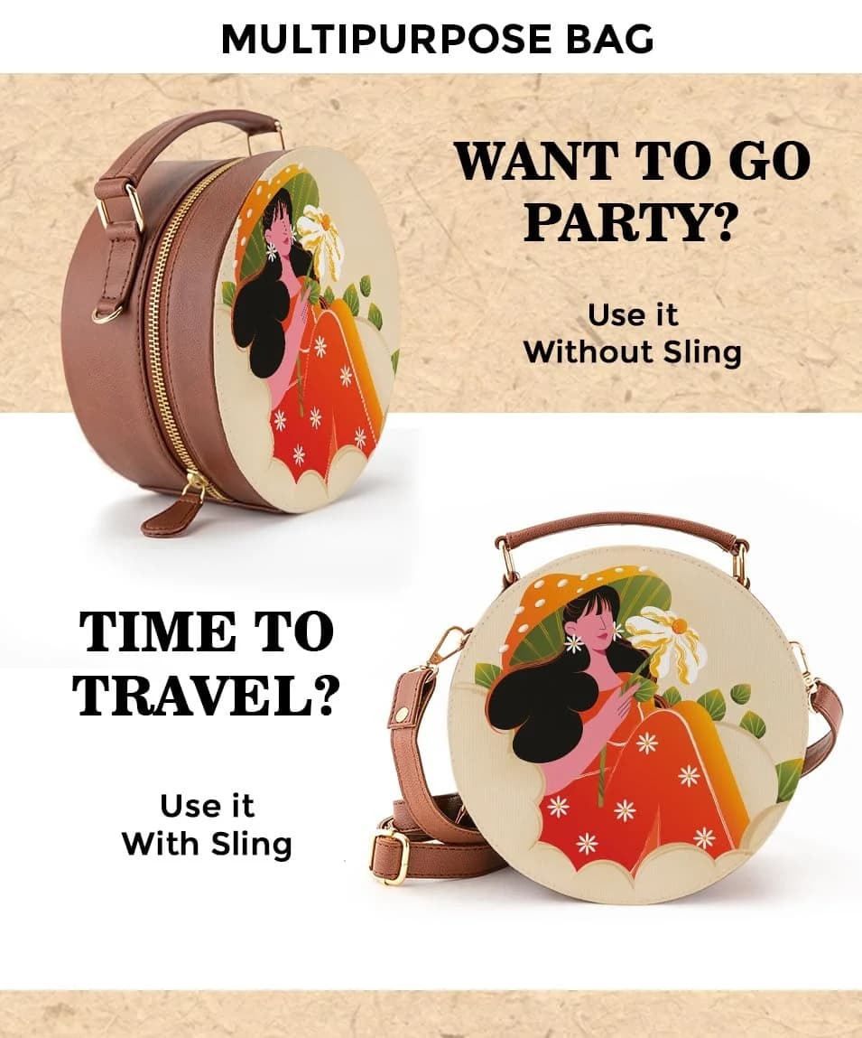 Kalankit Artisanal Crossbody Sling Bag - Image 3